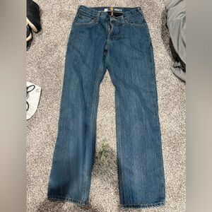 Carhartt Men's Dark Blue insulated Jeans 30 x 32